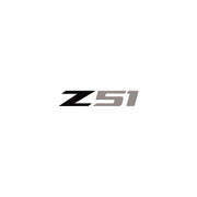 2014-2019 Corvette Z51 Steering Wheel Decal Gloss Black Z Gloss Silver 51 - CA-78574-Corvette-Store-Online