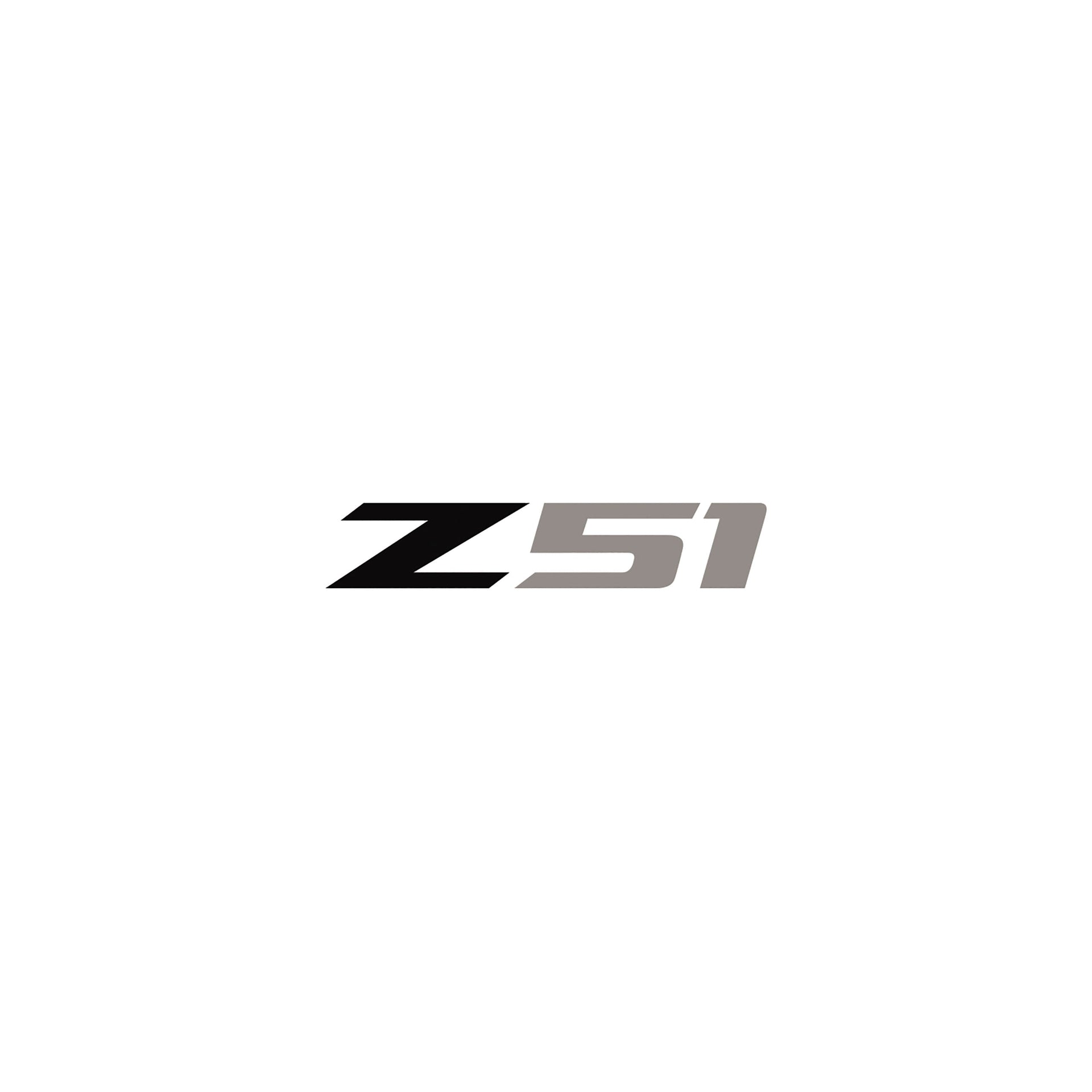 2014-2019 Corvette Z51 Steering Wheel Decal Gloss Black Z Gloss Silver 51 - CA-78574-Corvette-Store-Online