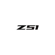 2014-2019 Corvette Z51 Steering Wheel Decal Gloss Black Z Matte Black 51 - CA-78577-Corvette-Store-Online