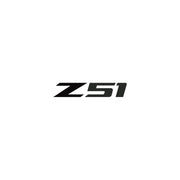 2014-2019 Corvette Z51 Steering Wheel Decal Gloss Black Z Matte Dark Gray 51 - CA-78579-Corvette-Store-Online