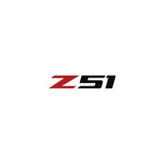 2014-2019 Corvette Z51 Steering Wheel Decal Gloss Red Z Gloss Black 51 - CA-78593-Corvette-Store-Online