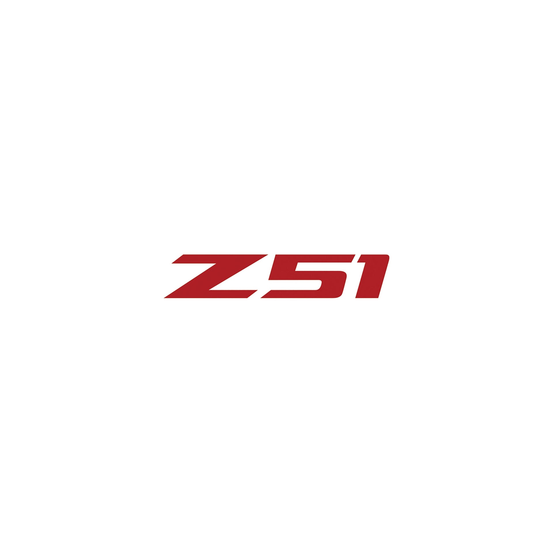 2014-2019 Corvette Z51 Steering Wheel Decal Gloss Red Z Gloss Red 51 - CA-78594-Corvette-Store-Online