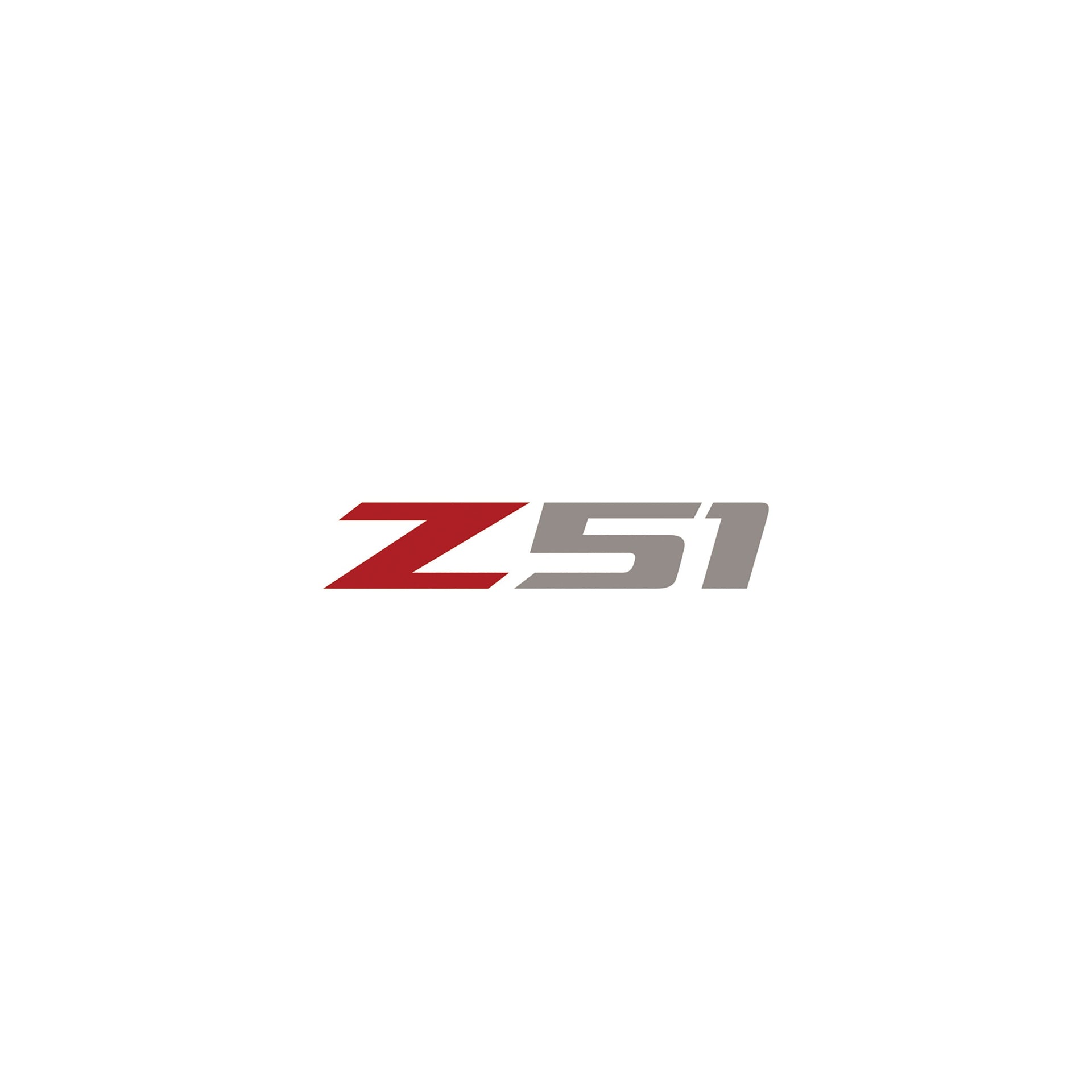 2014-2019 Corvette Z51 Steering Wheel Decal Gloss Red Z Gloss Silver 51 - CA-78596-Corvette-Store-Online