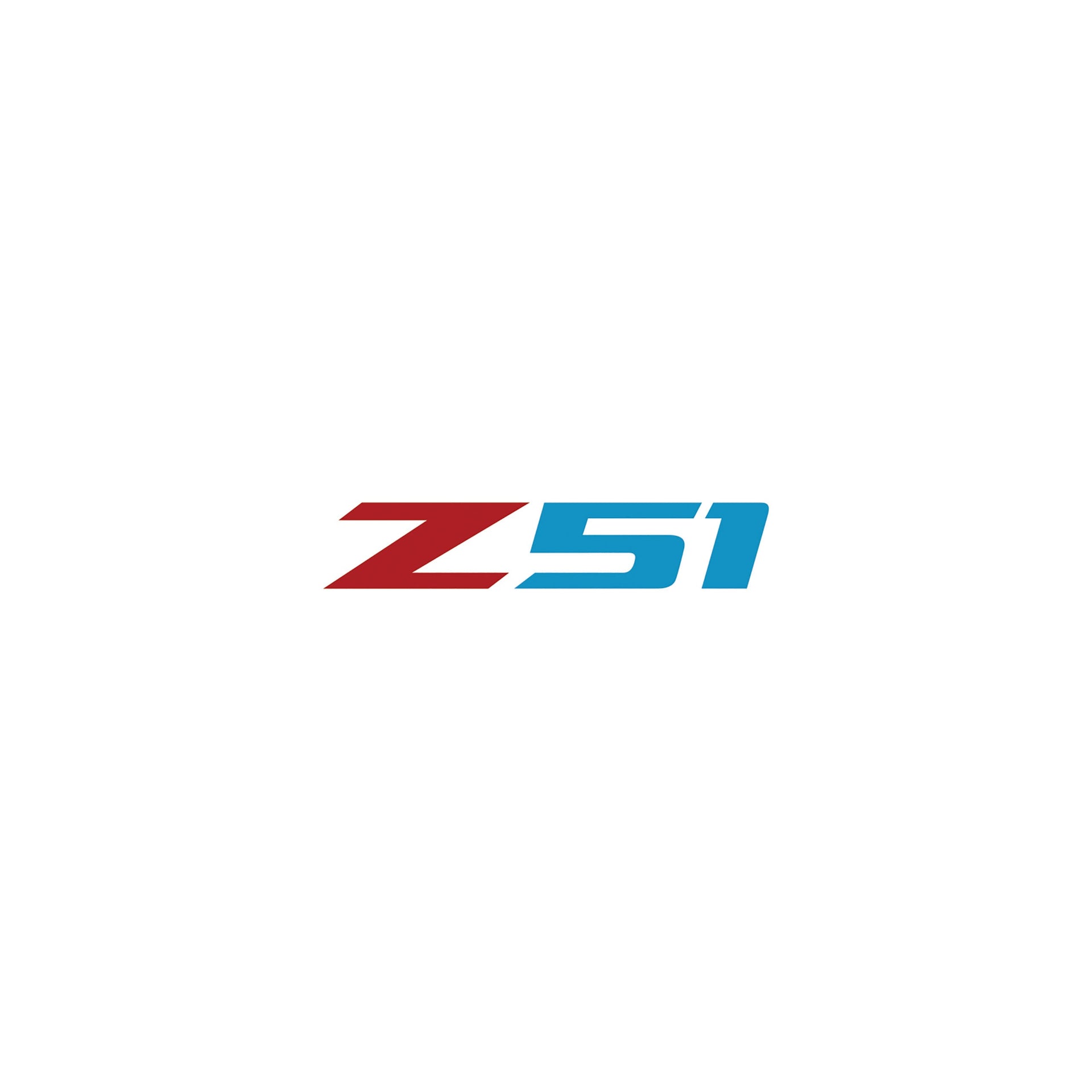 2014-2019 Corvette Z51 Steering Wheel Decal Gloss Red Z Gloss Tension Blue 51 - CA-78597-Corvette-Store-Online