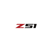 2014-2019 Corvette Z51 Steering Wheel Decal Gloss Red Z Matte Black 51 - CA-78599-Corvette-Store-Online