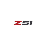 2014-2019 Corvette Z51 Steering Wheel Decal Gloss Red Z Gloss Carbon Flash 51 - CA-78604-Corvette-Store-Online