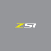 2014-2019 Corvette Z51 Steering Wheel Decal Gloss Yellow Z Gloss White 51 - CA-78616-Corvette-Store-Online