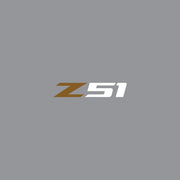 2014-2019 Corvette Z51 Steering Wheel Decal Gloss Metallic Gold Z Gloss White 51 - CA-78618-Corvette-Store-Online