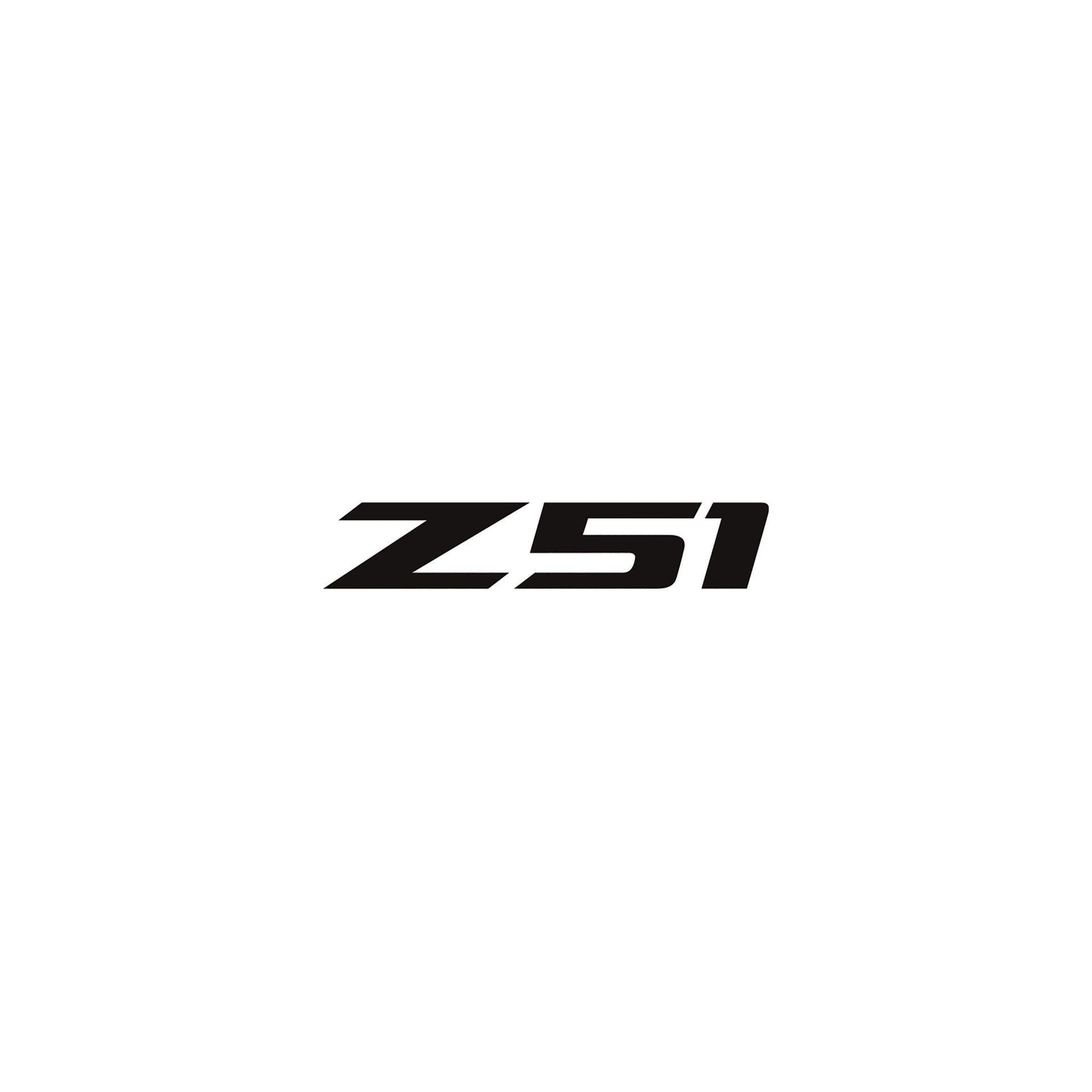 2014-2019 Corvette Z51 Steering Wheel Decal Matte Black Z Matte Black 51 - CA-78619-Corvette-Store-Online