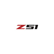 2014-2019 Corvette Z51 Steering Wheel Decal Matte Red Z Matte Black 51 - CA-78622-Corvette-Store-Online