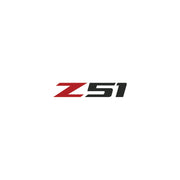 2014-2019 Corvette Z51 Steering Wheel Decal Matte Red Z Matte Dark Gray 51 - CA-78624-Corvette-Store-Online