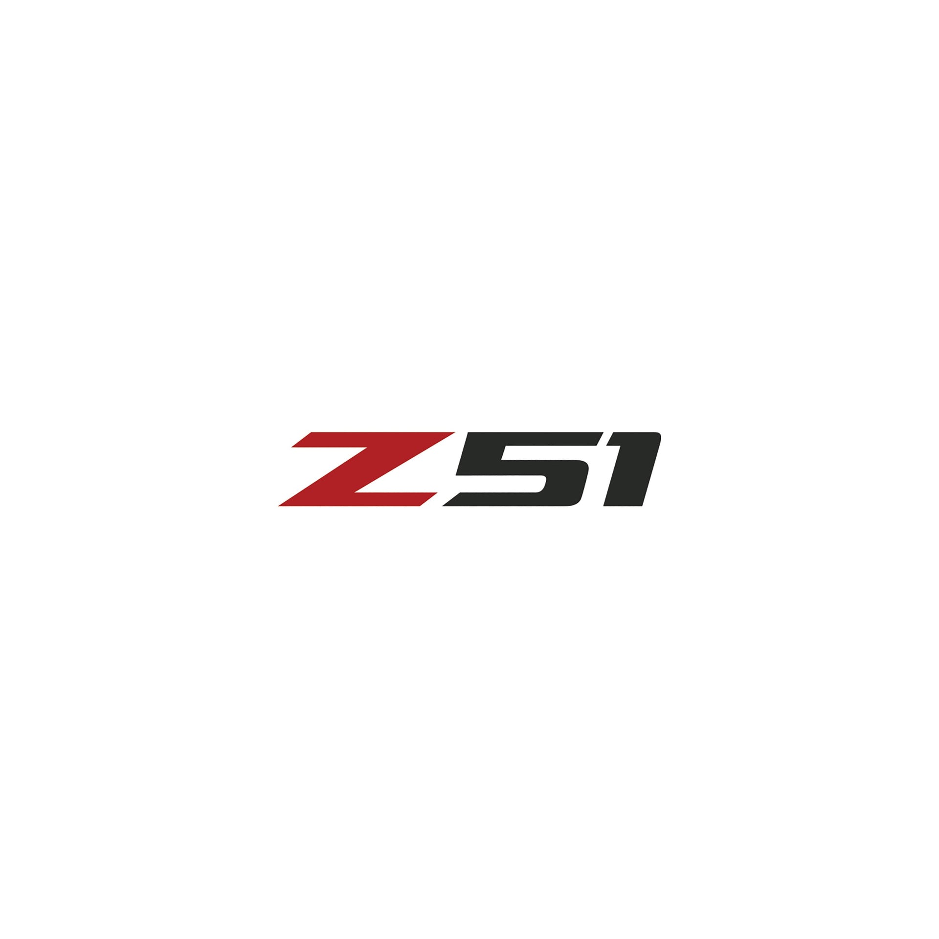 2014-2019 Corvette Z51 Steering Wheel Decal Matte Red Z Matte Dark Gray 51 - CA-78624-Corvette-Store-Online