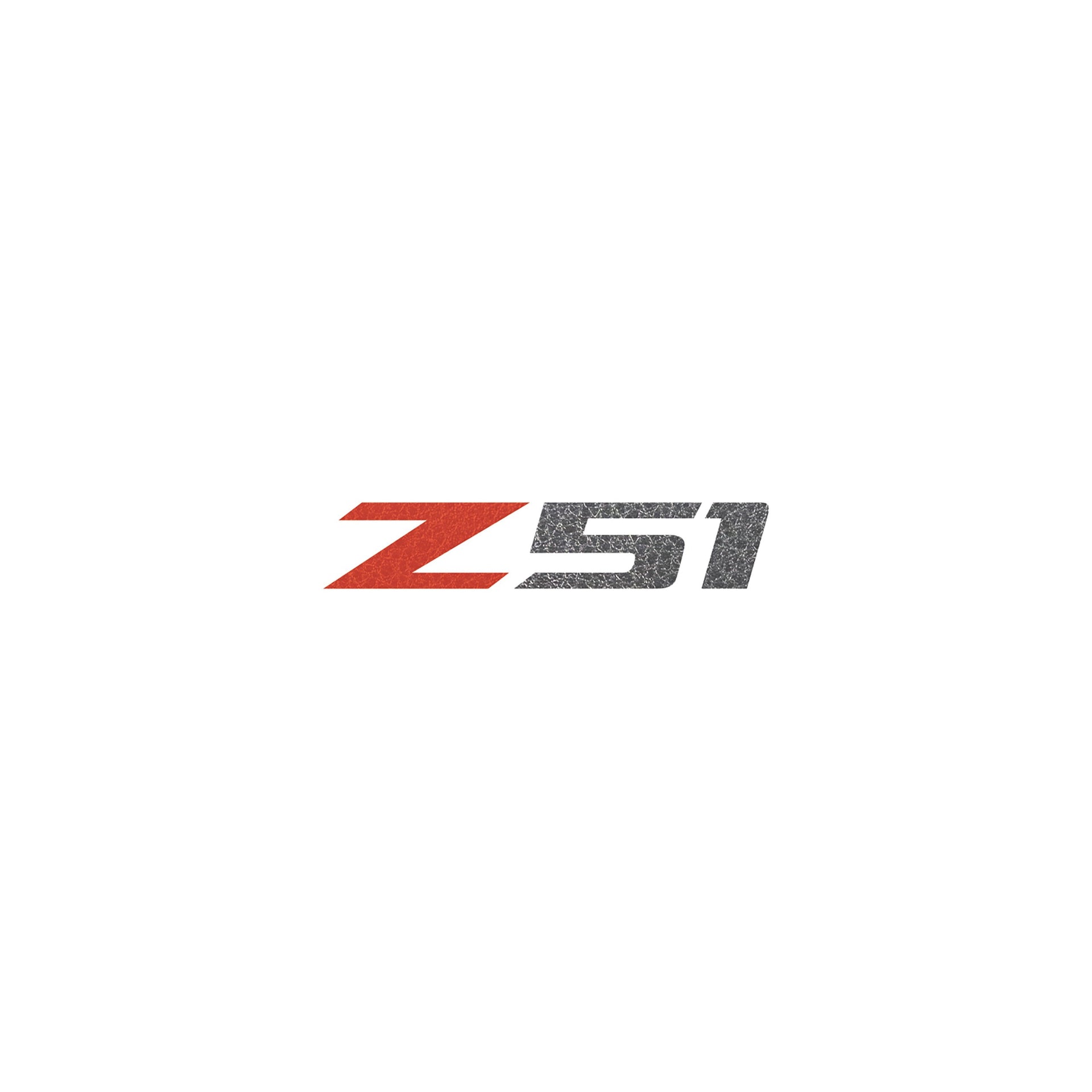 2014-2019 Corvette Z51 Steering Wheel Decal Red Faux Leather Z Black Faux Leather 51 - CA-78635-Corvette-Store-Online