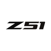 2014-2019 Corvette Z51 Rear Bumper Decal - Single Gloss Black Z Matte Black 51 - CA-78643-Corvette-Store-Online