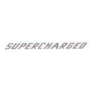 2015-2019 Corvette Clear Center Wicker Bill Decal - Gloss Silver Supercharged Text - CA-78677-Corvette-Store-Online