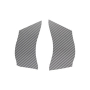 2005-2013 Corvette Steering Wheel Decal - Silver Carbon Fiber Txtrd No Bluetooth No Radio Buttons - CA-78759-Corvette-Store-Online