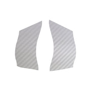 2005-2013 Corvette Steering Wheel Decal - White Carbon Fiber No Bluetooth No Radio Buttons - CA-78761-Corvette-Store-Online