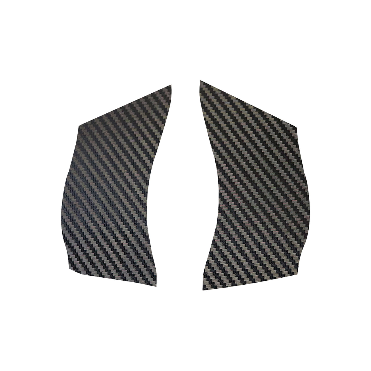 2005-2013 Corvette Steering Wheel Decal - Black Gloss Carbon Fiber No Bluetooth No Radio Buttons - CA-78762-Corvette-Store-Online