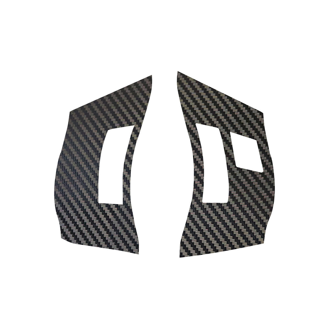 2005-2013 Corvette Steering Wheel Decal - Black Gloss Carbon Fiber Yes Bluetooth Yes Radio Buttons - CA-78764-Corvette-Store-Online