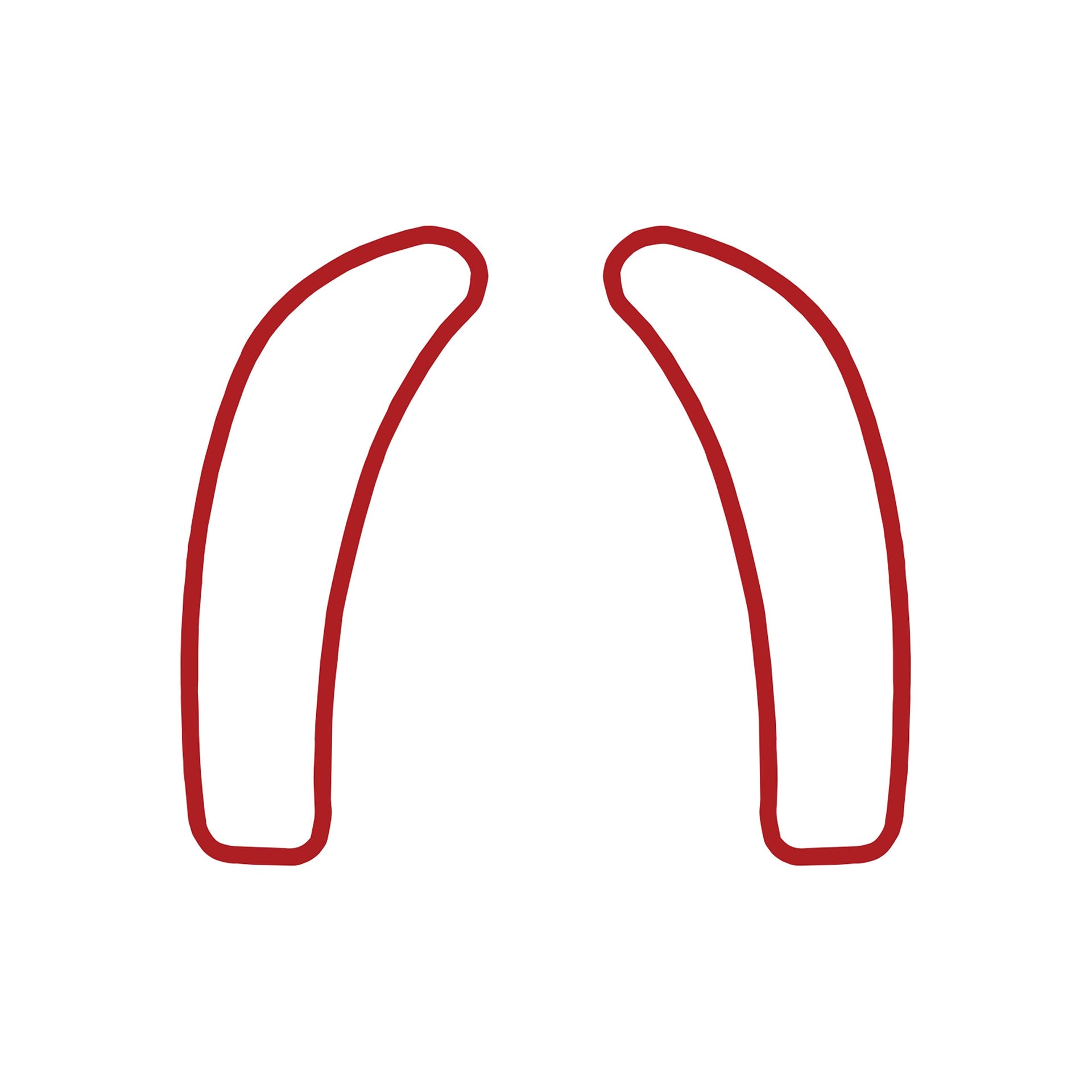 2005-2013 Corvette Dash Cluster Switch Trim Overlay Decal - Pair Gloss Red - CA-78804-Corvette-Store-Online