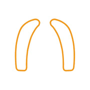 2005-2013 Corvette Dash Cluster Switch Trim Overlay Decal - Pair Gloss Orange - CA-78811-Corvette-Store-Online