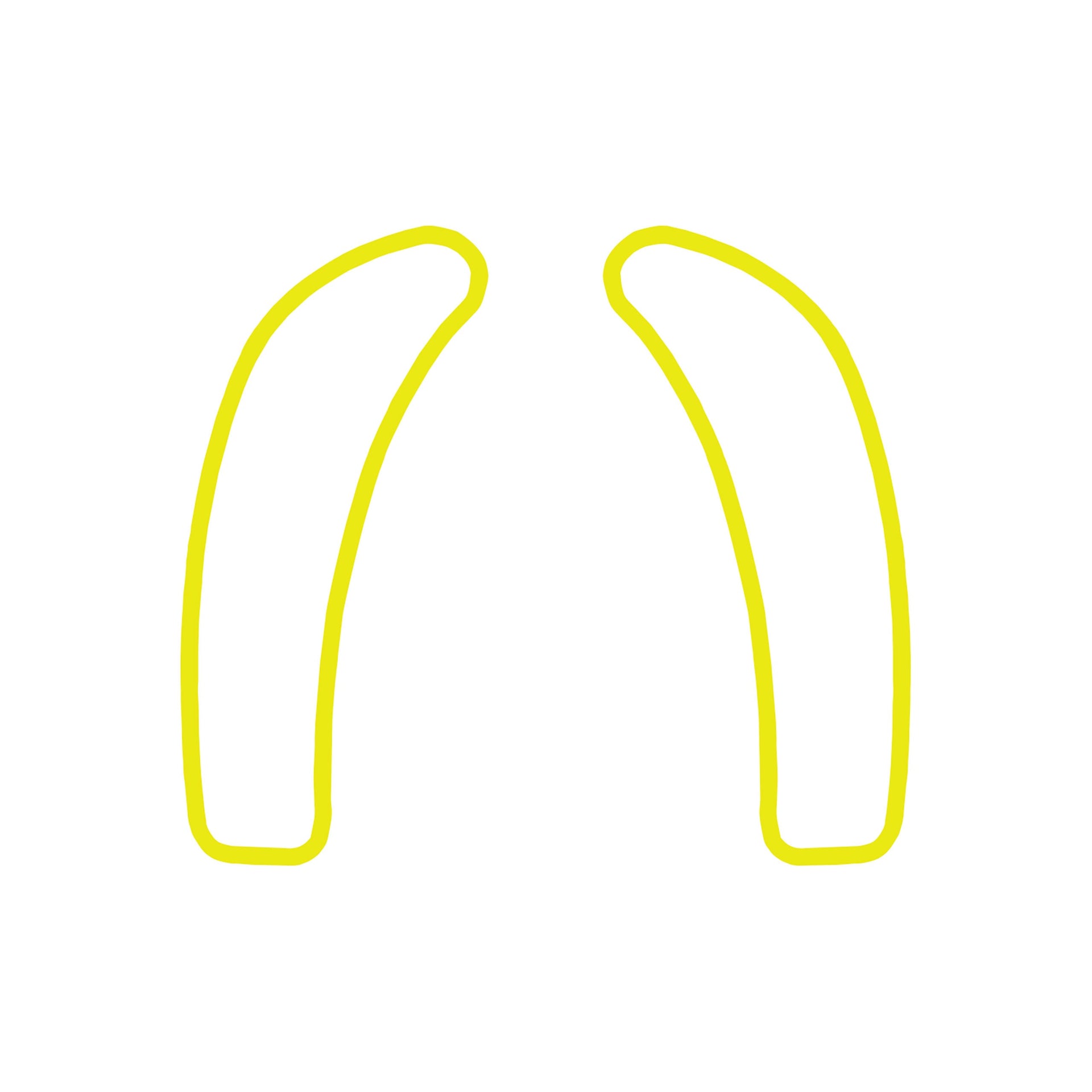 2005-2013 Corvette Dash Cluster Switch Trim Overlay Decal - Pair Gloss Yellow - CA-78812-Corvette-Store-Online