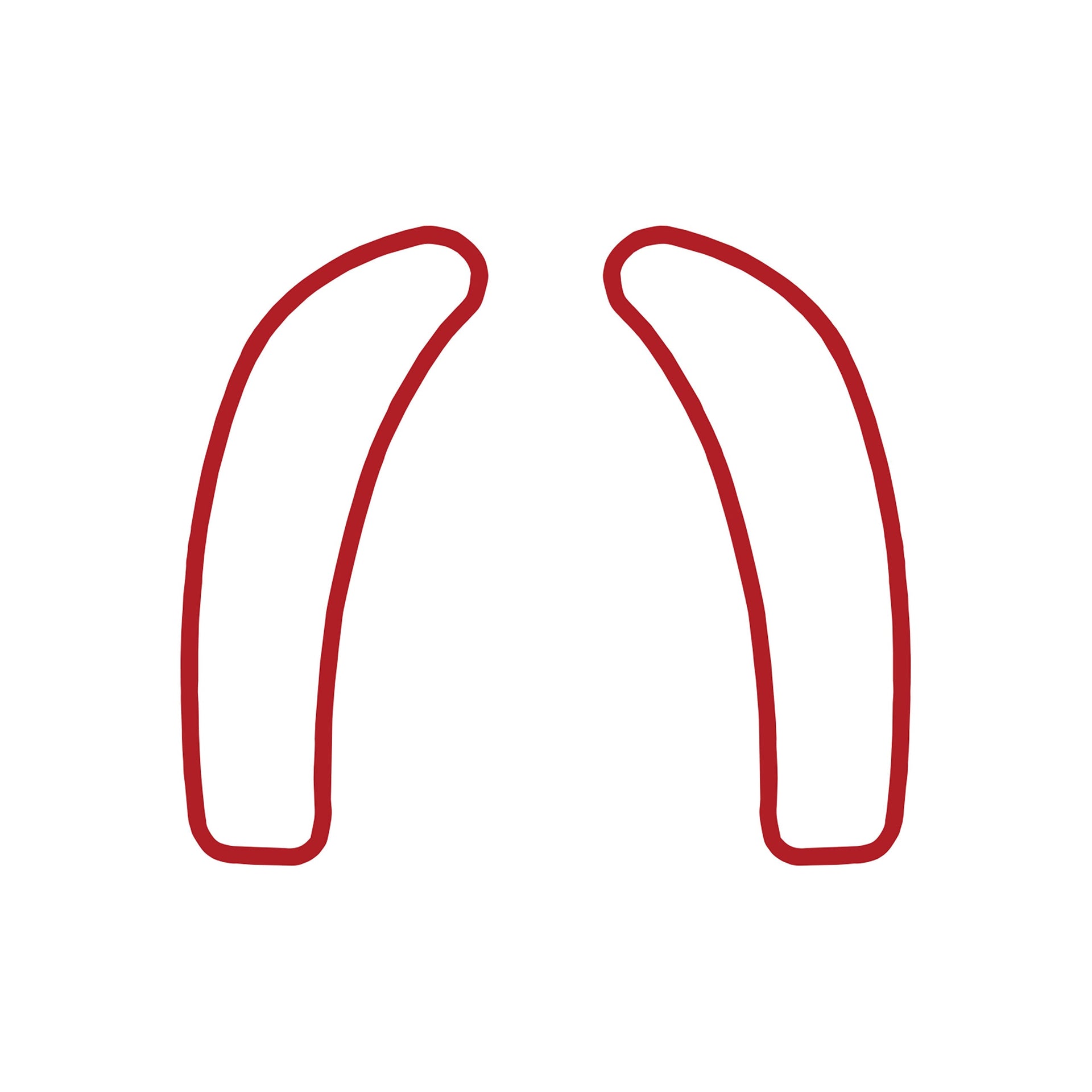 2005-2013 Corvette Dash Cluster Switch Trim Overlay Decal - Pair Matte Red - CA-78816-Corvette-Store-Online