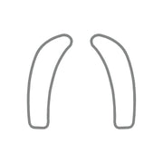 2005-2013 Corvette Dash Cluster Switch Trim Overlay Decal - Pair Matte Gray - CA-78817-Corvette-Store-Online