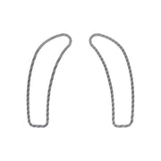 2005-2013 Corvette Dash Cluster Switch Trim Overlay Decal - Pair Silver Carbon Fiber - CA-78821-Corvette-Store-Online