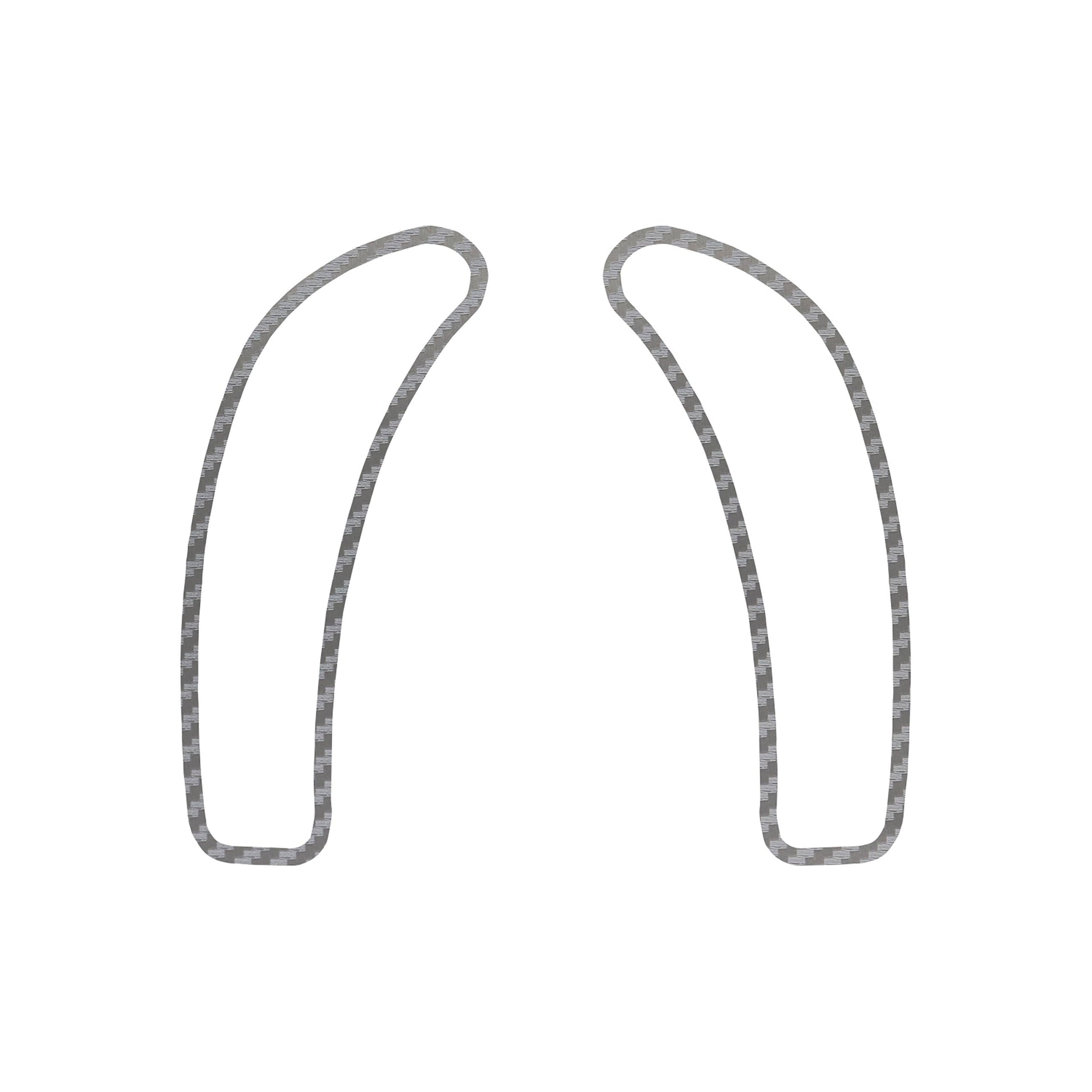 2005-2013 Corvette Dash Cluster Switch Trim Overlay Decal - Pair Silver Carbon Fiber - CA-78821-Corvette-Store-Online