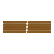 1991-1994 Corvette Side Vent Louver Decals - 8 Pieces Gloss Metallic Gold - CA-78852-Corvette-Store-Online