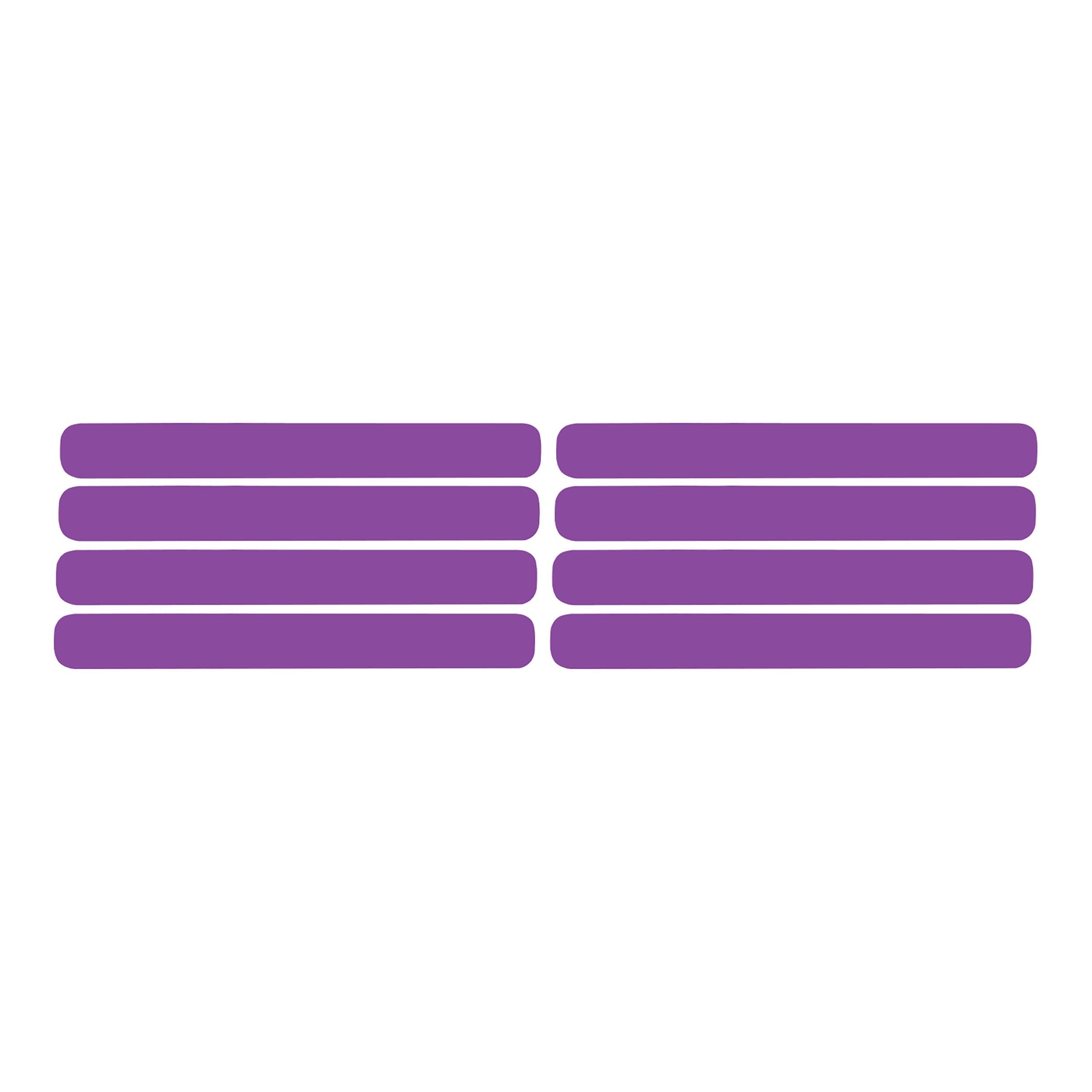 1991-1994 Corvette Side Vent Louver Decals - 8 Pieces Matte Purple - CA-78855-Corvette-Store-Online