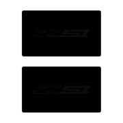 2014-2019 Corvette Airbag Warning Cover - Pair Gloss Black Gloss Black Z51 - CA-78889-Corvette-Store-Online