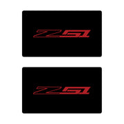 2014-2019 Corvette Airbag Warning Cover - Pair Gloss Black Gloss Red Z51 - CA-78891-Corvette-Store-Online