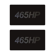 2014-2019 Corvette Airbag Warning Cover - Pair Matte Black Black Carbon Fiber 465HP - CA-78926-Corvette-Store-Online