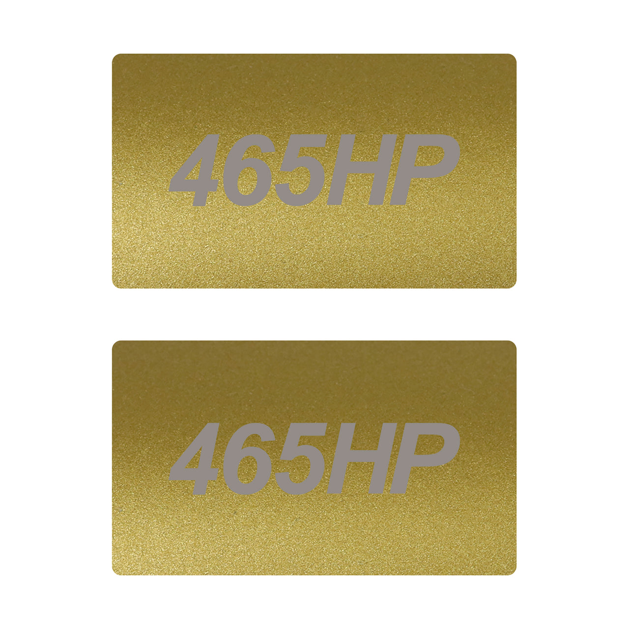2014-2019 Corvette Airbag Warning Cover - Pair Metallic Gold Gloss Silver 465HP - CA-78933-Corvette-Store-Online