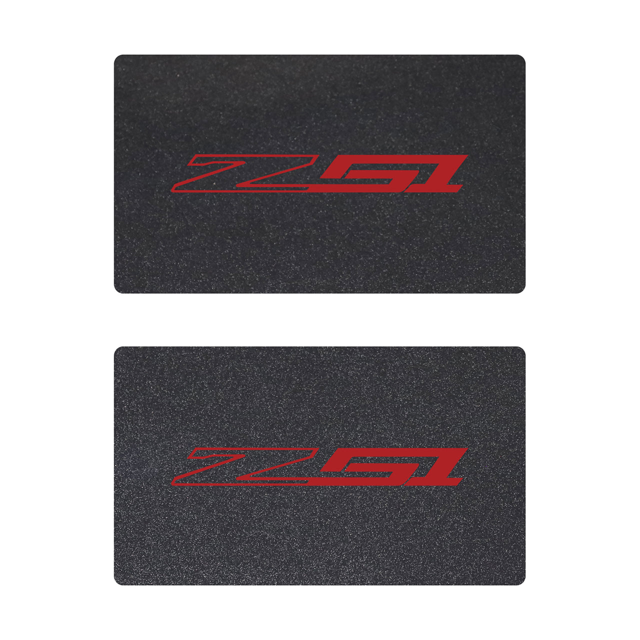 2014-2019 Corvette Airbag Warning Cover - Pair Carbon Flash Gloss Red Z51 - CA-78952-Corvette-Store-Online