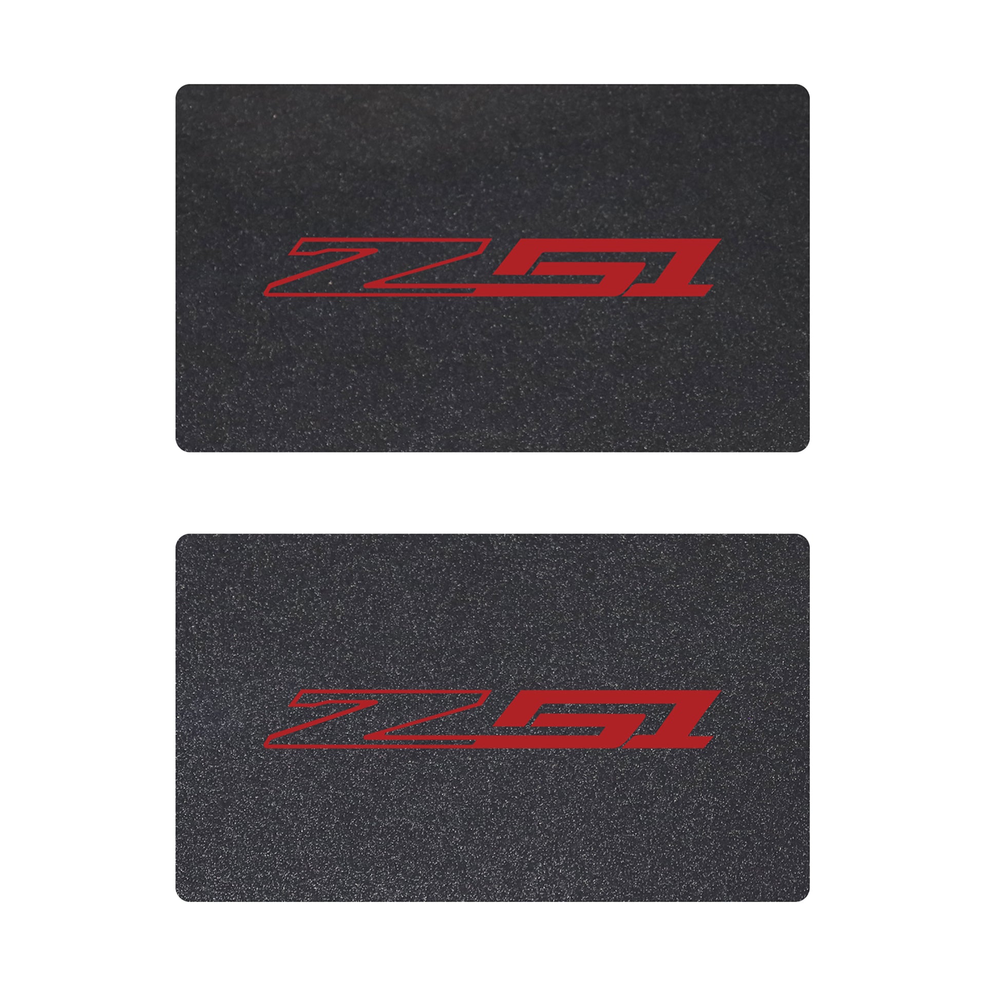 2014-2019 Corvette Airbag Warning Cover - Pair Carbon Flash Gloss Red Z51 - CA-78952-Corvette-Store-Online