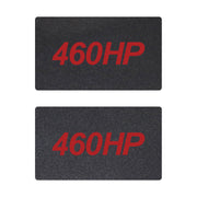 2014-2019 Corvette Airbag Warning Cover - Pair Carbon Flash Gloss Red 460HP - CA-78953-Corvette-Store-Online