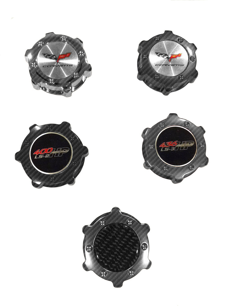 2005-2013 Corvette Hydro Carbon Billet Dry Sump Oil Cap LS2 400 HP - CA-78957-Corvette-Store-Online