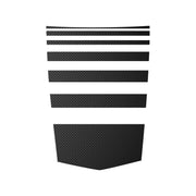 2014-2019 Corvette Stinger Stripe - Notched Fade Style Black Gloss Carbon Fiber Stingray/GS - CA-79039-Corvette-Store-Online