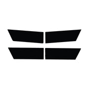 1984-1996 Corvette Colored Crossed Flag Emblem Overlay Front & Rear Gloss Black - CA-79111-Corvette-Store-Online