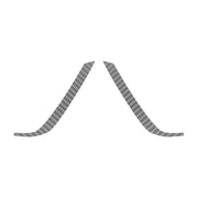 2015-2019 Corvette Rear Brake Vent Duct Vinyl Overlay - Pair Gray Gloss Carbon Fiber - CA-79187-Corvette-Store-Online