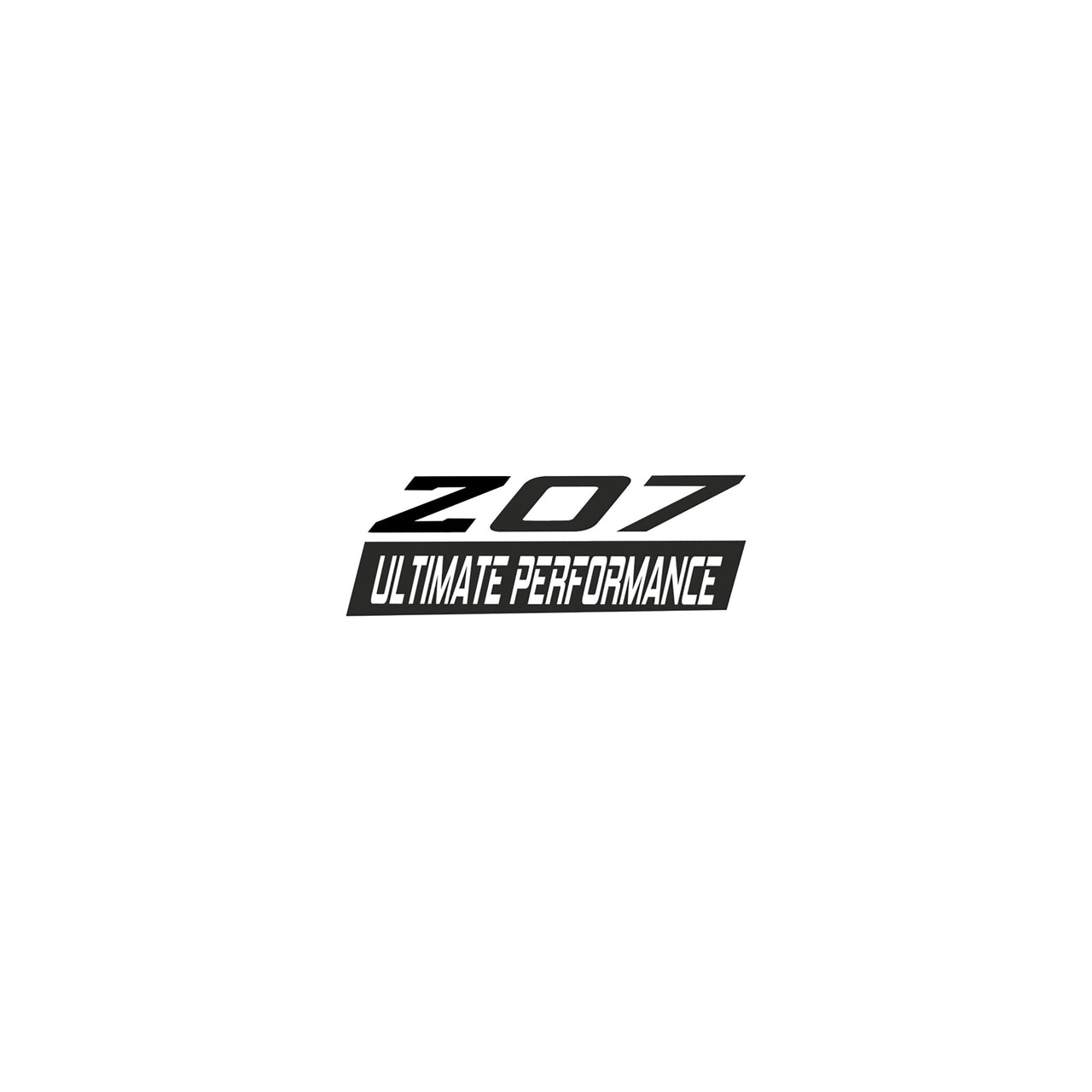 2005-2019 Corvette Spoiler Z07 Small Decal - Gloss Black Z Matte Dark Gray 07 W/ Ult Perf Script - CA-79257-Corvette-Store-Online