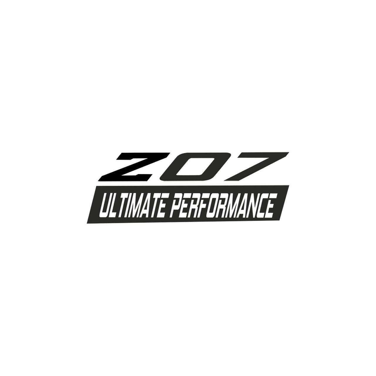 2005-2019 Corvette Spoiler Z07 Med Decal - Gloss Black Z Matte Dark Gray 07 W/ Ult Perf Script - CA-79259-Corvette-Store-Online