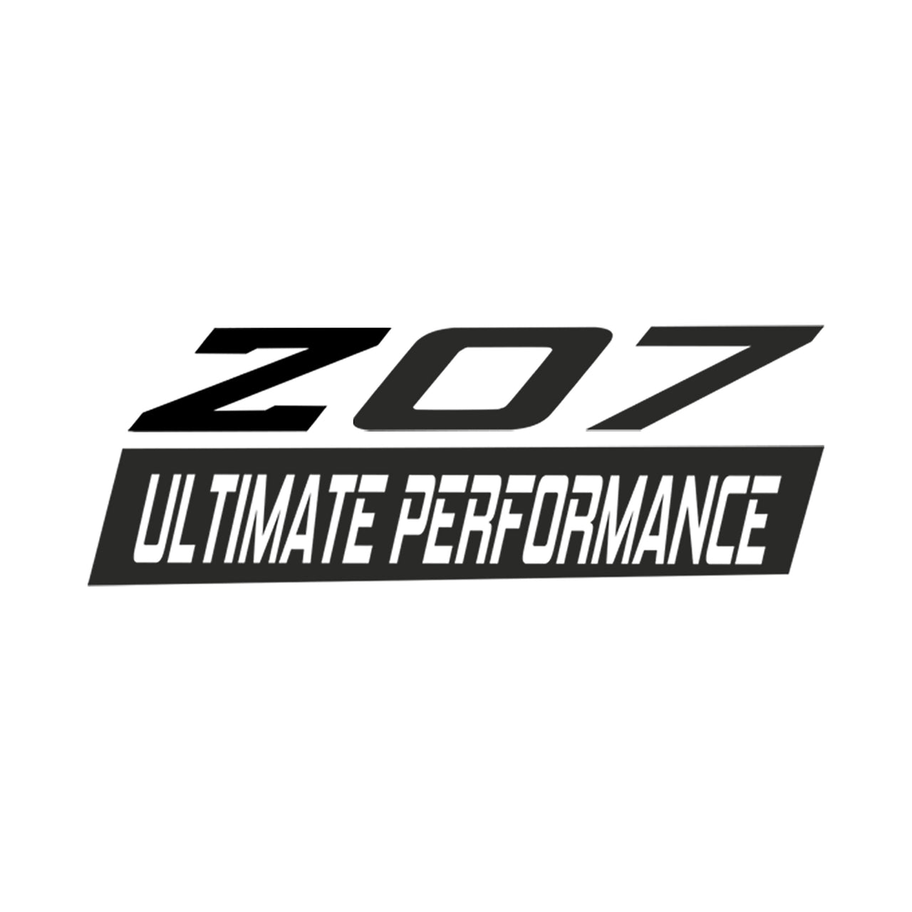 2005-2019 Corvette Spoiler Z07 Large Decal - Gloss Black Z Matte Dark Gray 07 W/ Ult Perf Script - CA-79261-Corvette-Store-Online