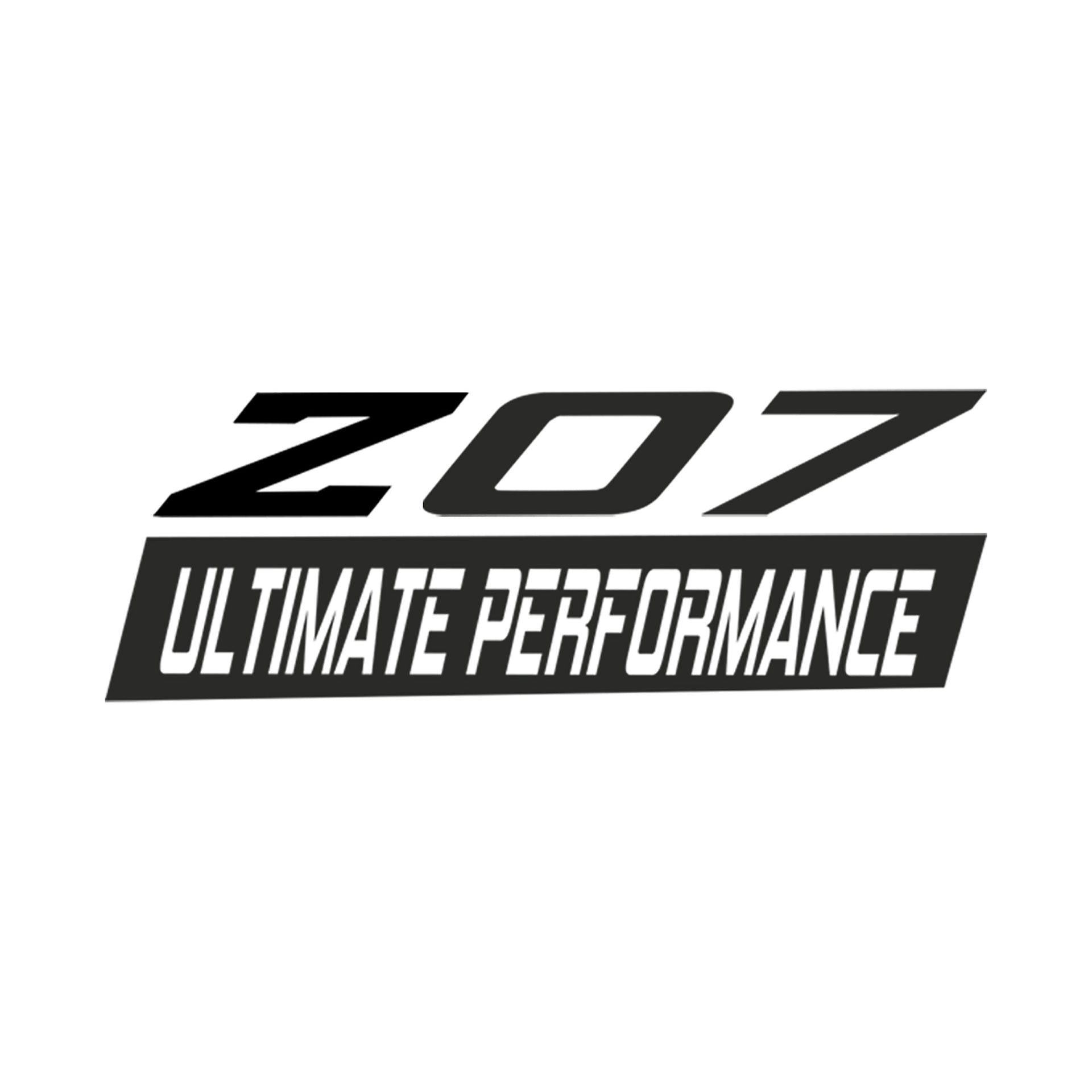 2005-2019 Corvette Spoiler Z07 Large Decal - Gloss Black Z Matte Dark Gray 07 W/ Ult Perf Script - CA-79261-Corvette-Store-Online