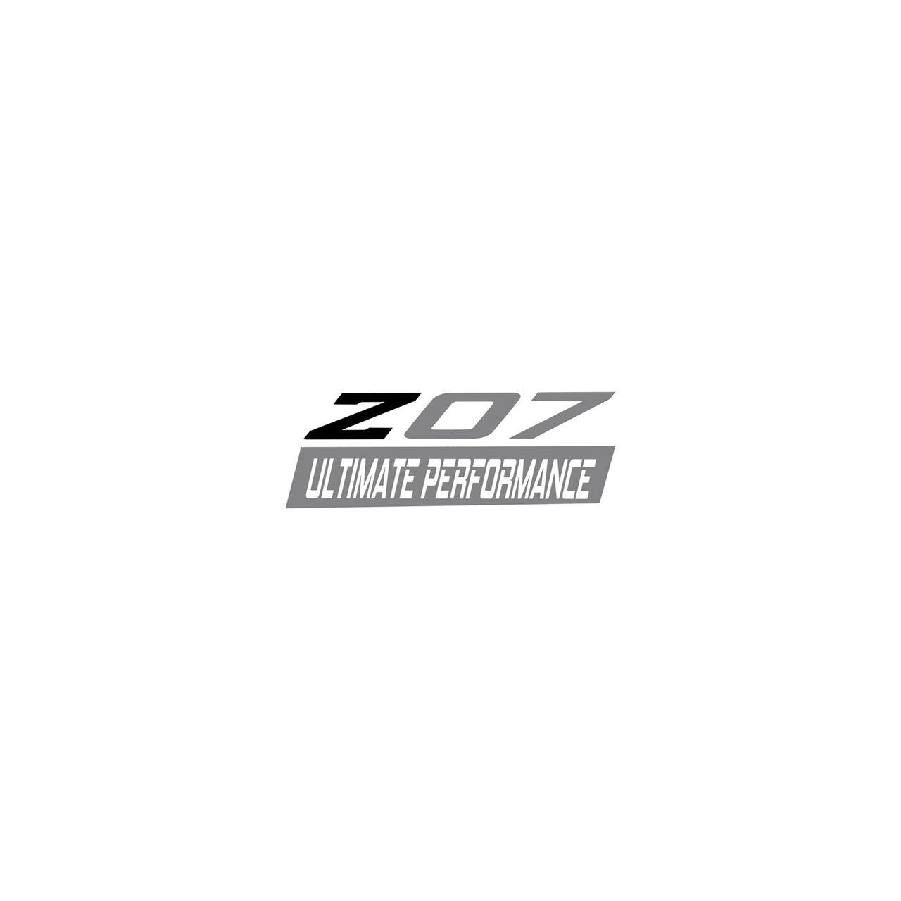 2005-2019 Corvette Spoiler Z07 Small Decal - Gloss Black Z Matte Gray 07 W/ Ult Perf Script - CA-79263-Corvette-Store-Online