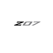2005-2019 Corvette Spoiler Z07 Med Decal - Gloss Black Z Matte Gray 07 - CA-79264-Corvette-Store-Online