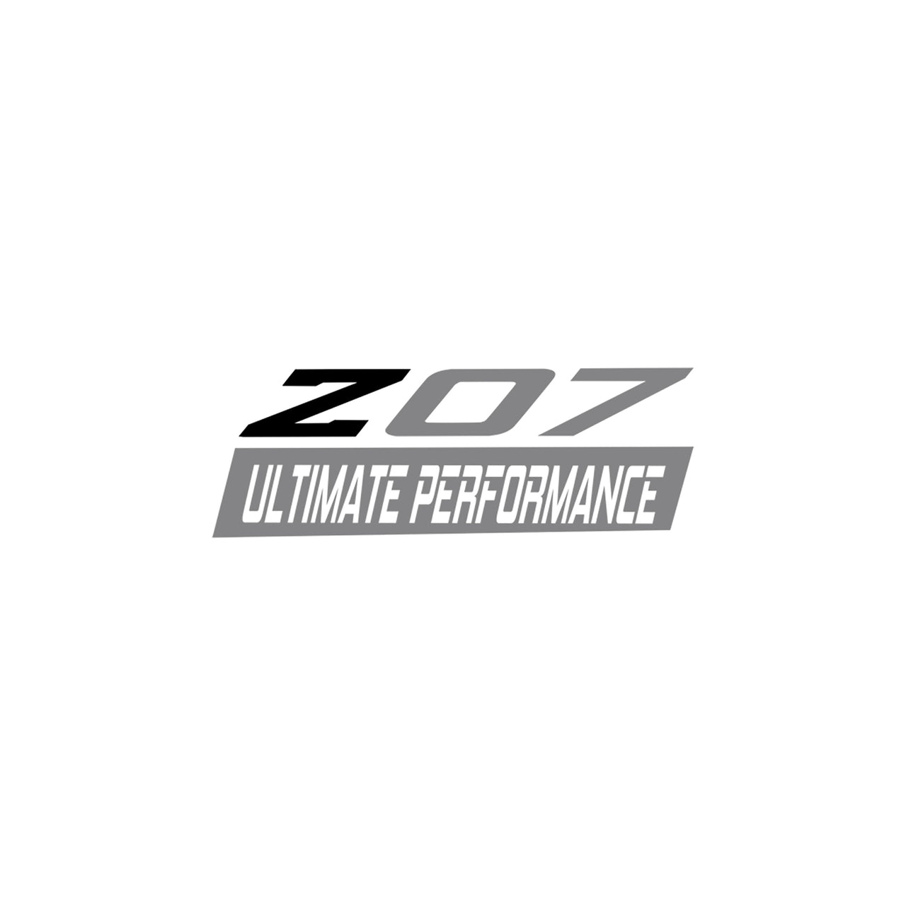 2005-2019 Corvette Spoiler Z07 Med Decal - Gloss Black Z Matte Gray 07 W/ Ult Perf Script - CA-79265-Corvette-Store-Online
